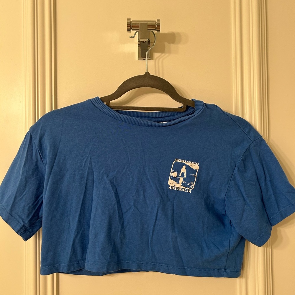 H&M Divided - Blue Cropped Vintage T-Shirt